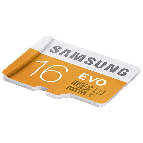16GB Memory Card, MicroSD High Speed Samsung Evo - ACR88