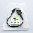 Short USB Cable, Cord Charger MicroUSB - ACJ81