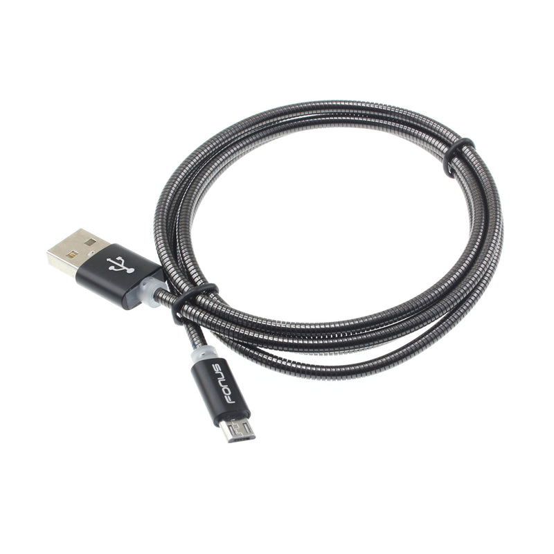 Metal USB Cable, Power Charger Cord 3ft - ACE78