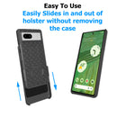 Belt Clip Case and Fast Home Charger Combo, 6ft Long USB-C Cable PD Type-C Power Adapter Swivel Holster - ACY33+G88