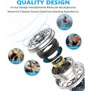 Wired Earphones, Handsfree Mic Headphones Hi-Fi Sound - ACD75