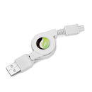 Car Home Charger, MicroUSB Retractable USB Cable - ACB32