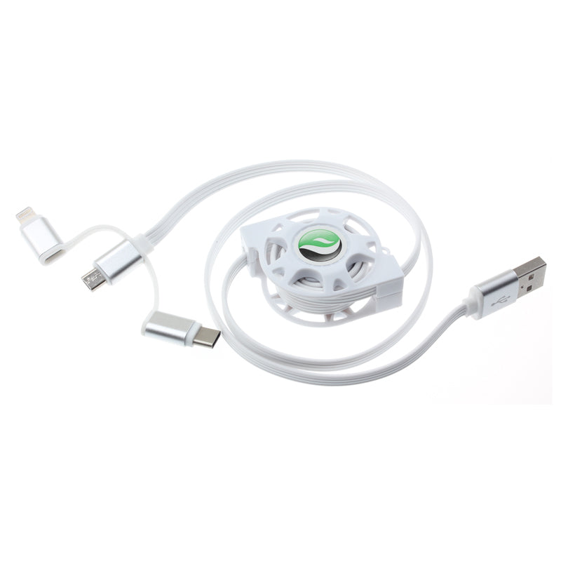 USB Cable, Power Charger Retractable - ACR29