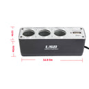 Car Charger Splitter, Power USB Port DC Socket - ACD83