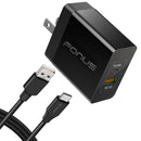 36W PD Home Charger, USB-C 6ft Long Cable Fast Type-C - ACE07