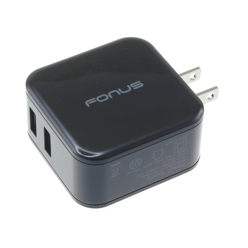 Fast Home Charger, Quick Charge Port 2-Port USB 30W - ACB96