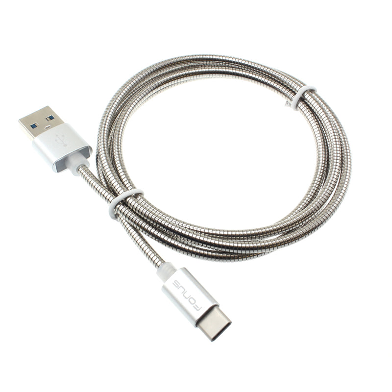 Metal USB Cable, Charger Cord Type-C 3ft - ACE72